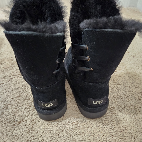 Ugg Australia Constantine Black Lace Boots Size 5 - Picture 5 of 5